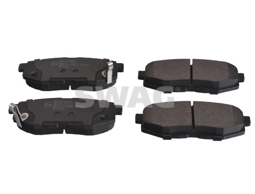 set placute frana,frana disc 33 10 6362 SWAG